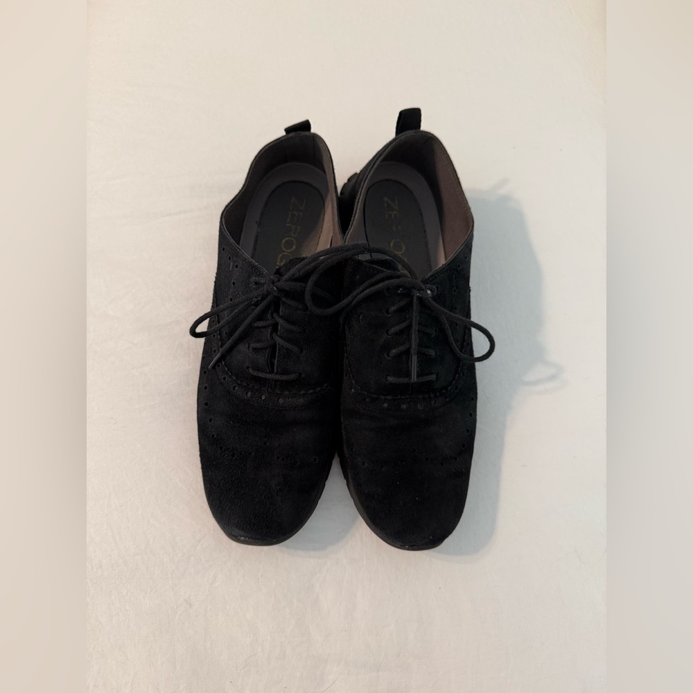 Cole Haan Black Suede Flats